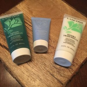 Lancôme cleansing gel, hydrating mask & lotion